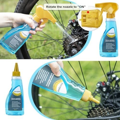 focopot Bike Cleaning Kit Including Bicycle Chain Cleaner Degreaser,Cycling C…
