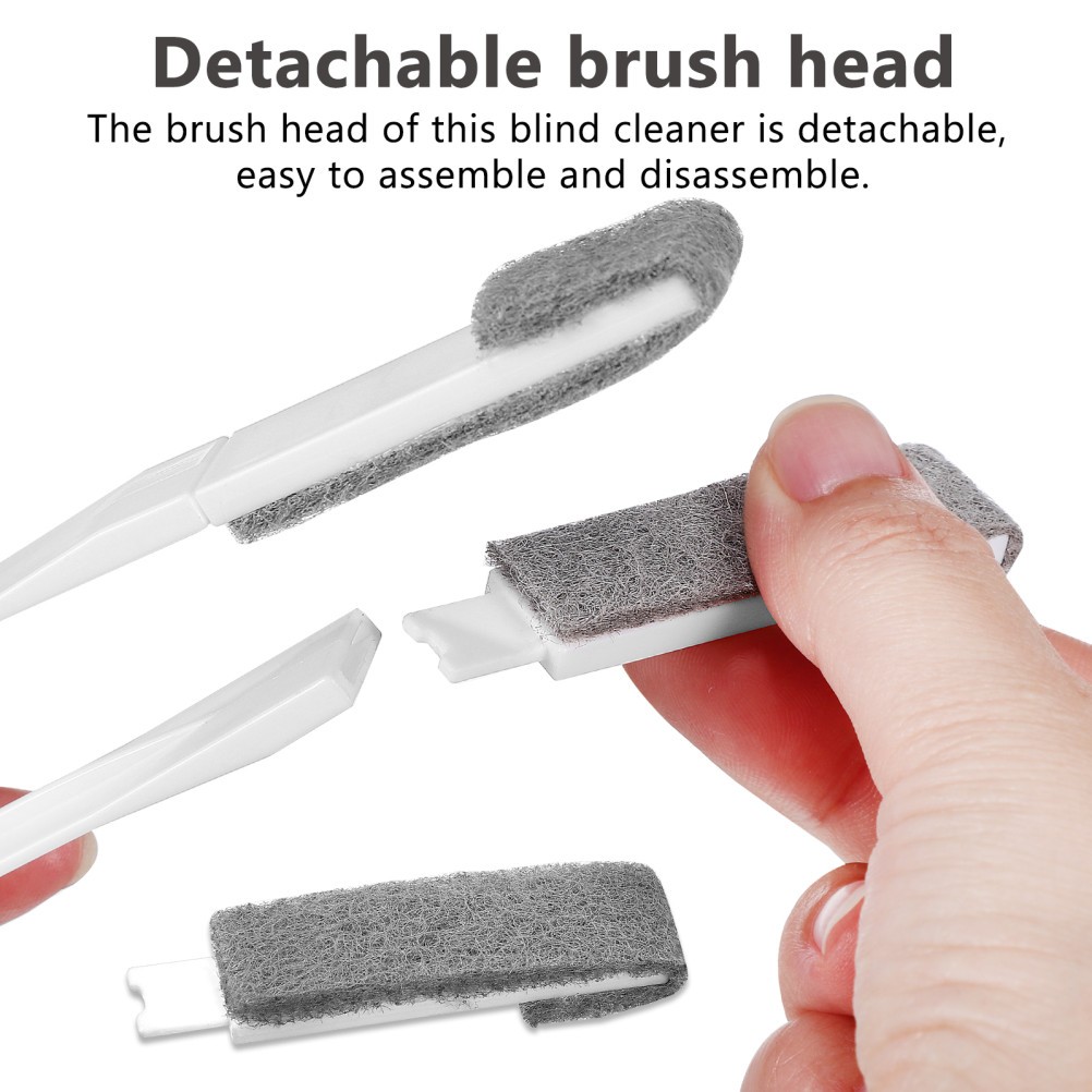 1 Set Dual Side Blind Cleaner Brush Ceiling Fan Duster Vent Cleaning Tool