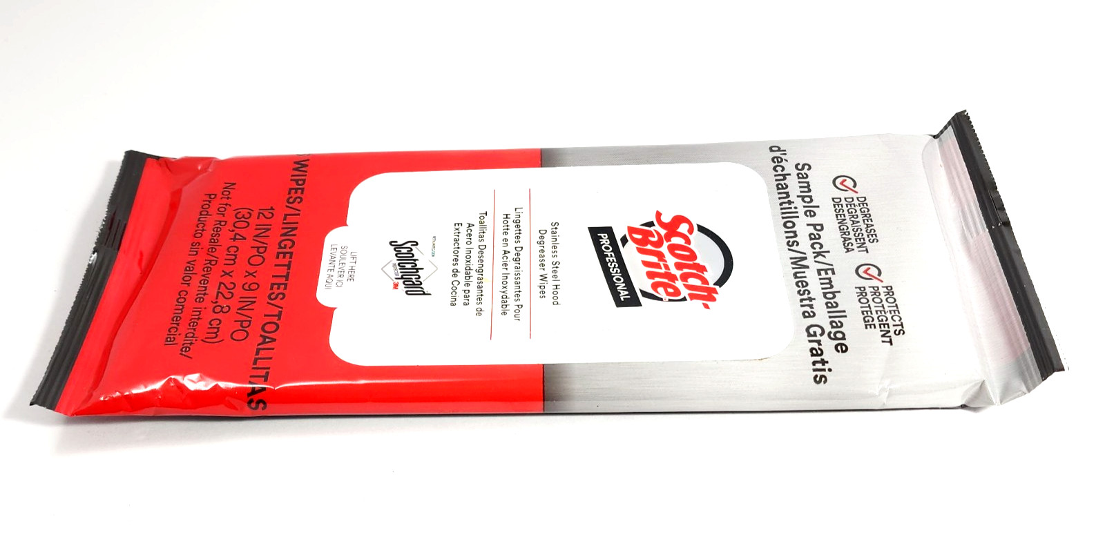 Scotch-Brite 3M 12″ x 9″ Stainless Steel Kitchen Cleaner Degreaser 6 Wipes NEW