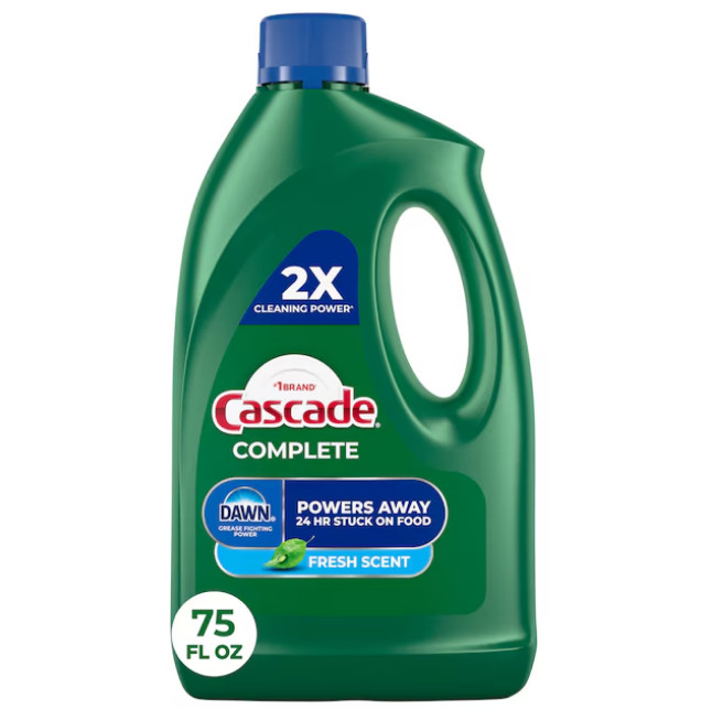 Cascade Complete Fresh Scent Dishwasher Detergent 75 -fl oz