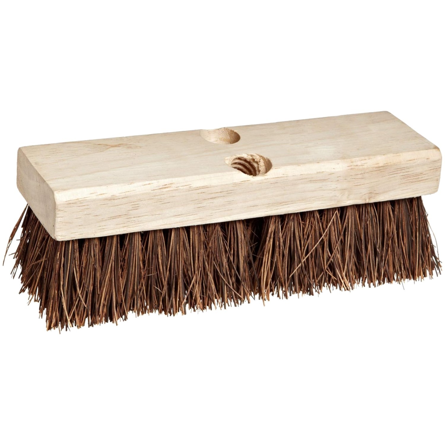 Versatile 9″ Wood Block Scrub Brush – Palmyra Fill for Effective Cleaning
