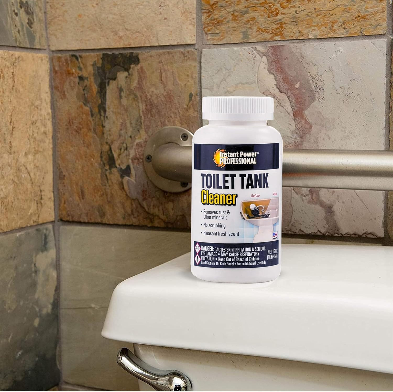 Professional Toilet Tank Cleaner – Bathroom Toilet Cleaning Powder, Removes Rust