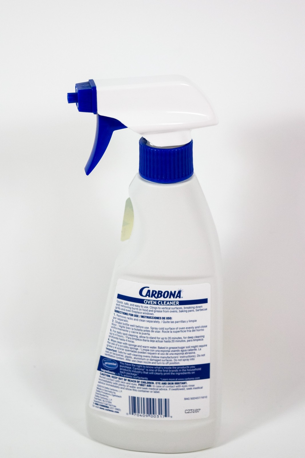 CARBONA Oven Grill Cleaner Tough Grease Grime Remover Fume Free 16.8 oz Spray