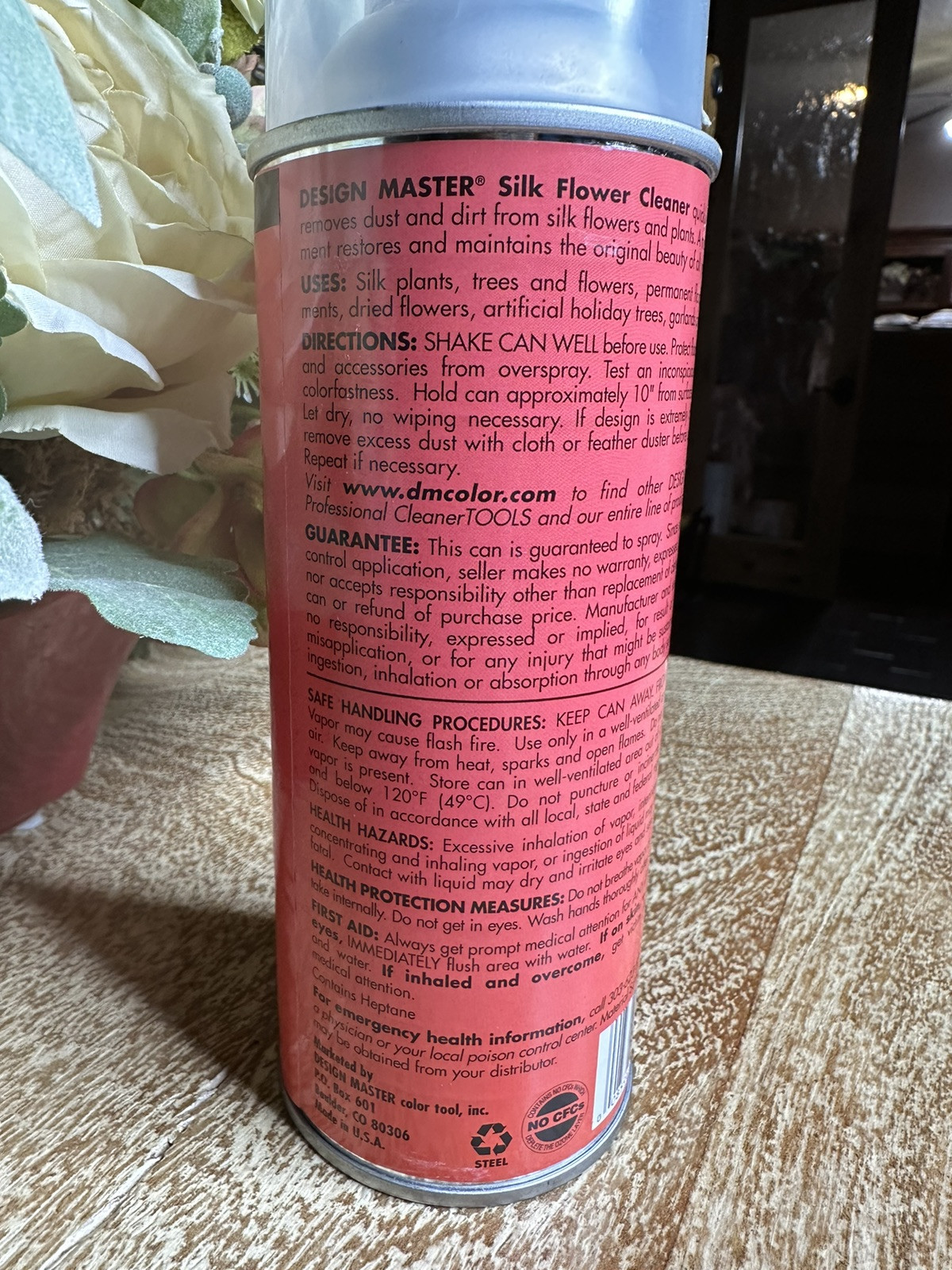 Cleaner Tool 280 Silk & Dried Flower, Cleaner Spray – 10 oz by Design Master NEW