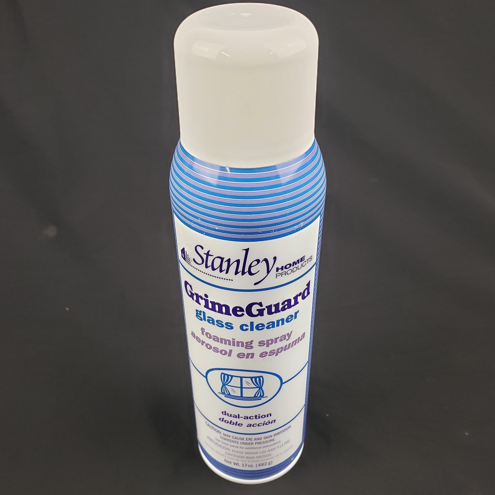 17 oz Stanley Foam Spray Glass Cleaner Grime Guard Dual Action Cleaning Spray