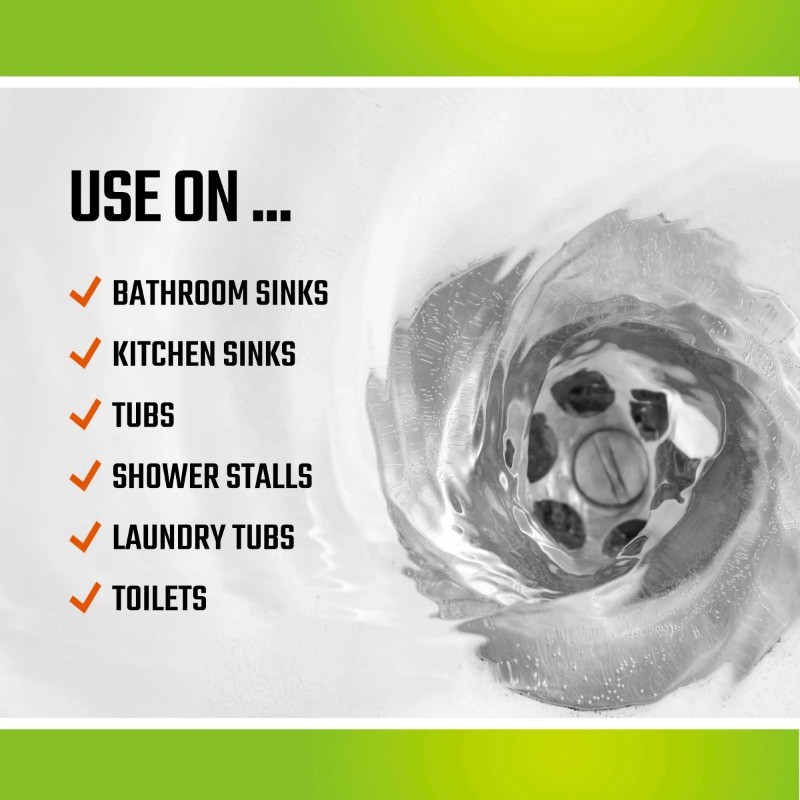 CLR Brand Clog-Free Drain Opener, Chemical-Free Pressurized Air Canister