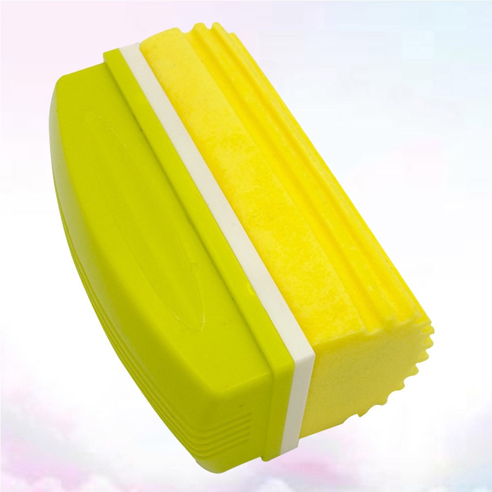 Dry Wipe Eraser Yellow Plastic For Home School Whiteboard Use 1Set 4.7×2.8×2.2in