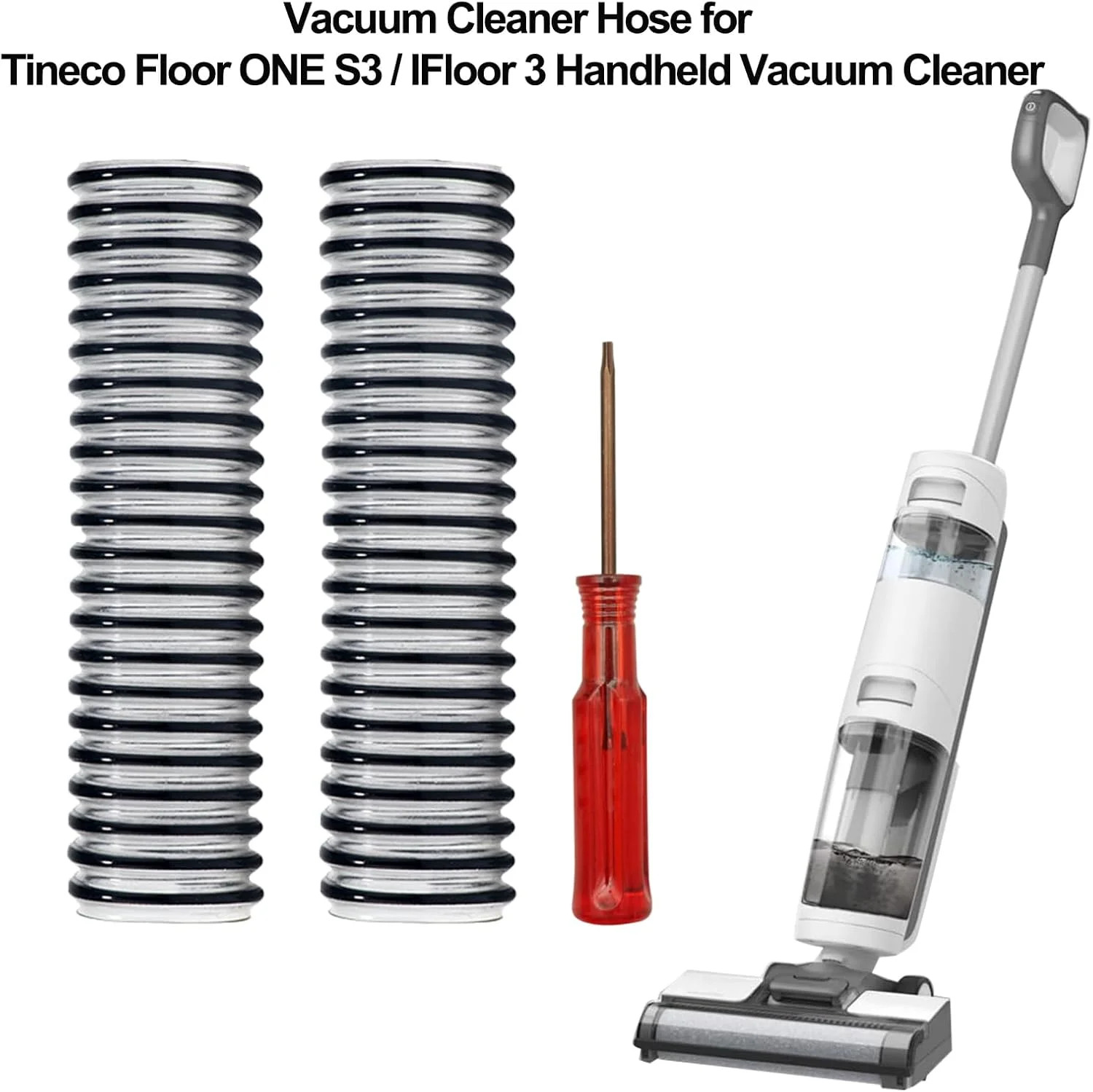 2 Pack Lower Hose Fit for Tineco Floor ONE S3 IFloor 3 Handheld Vacuum Cleaner,