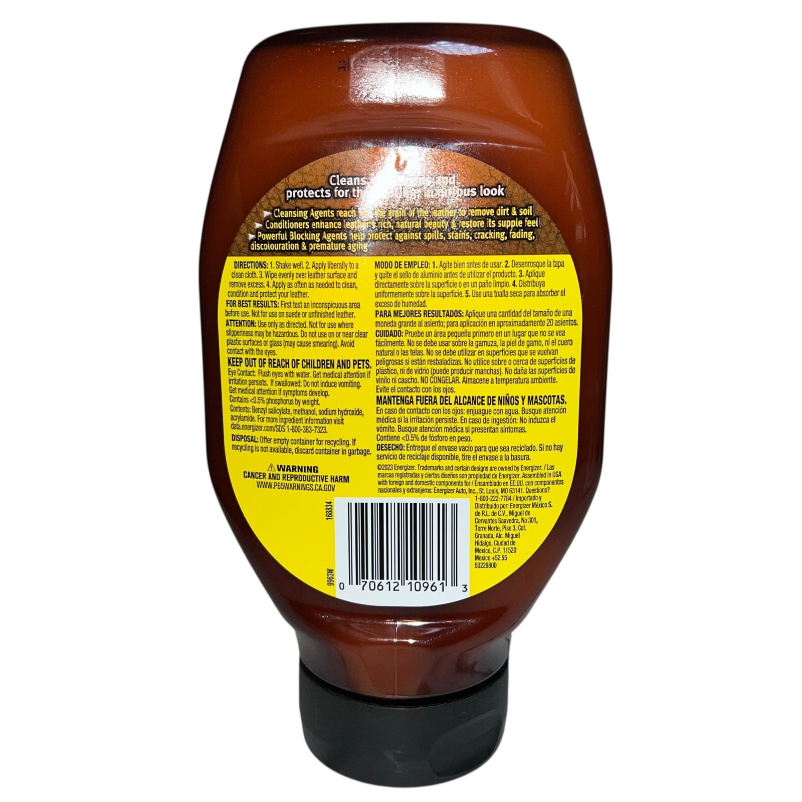 Armor All Car Leather Conditioner Gel 18oz Cleaner Protectant New