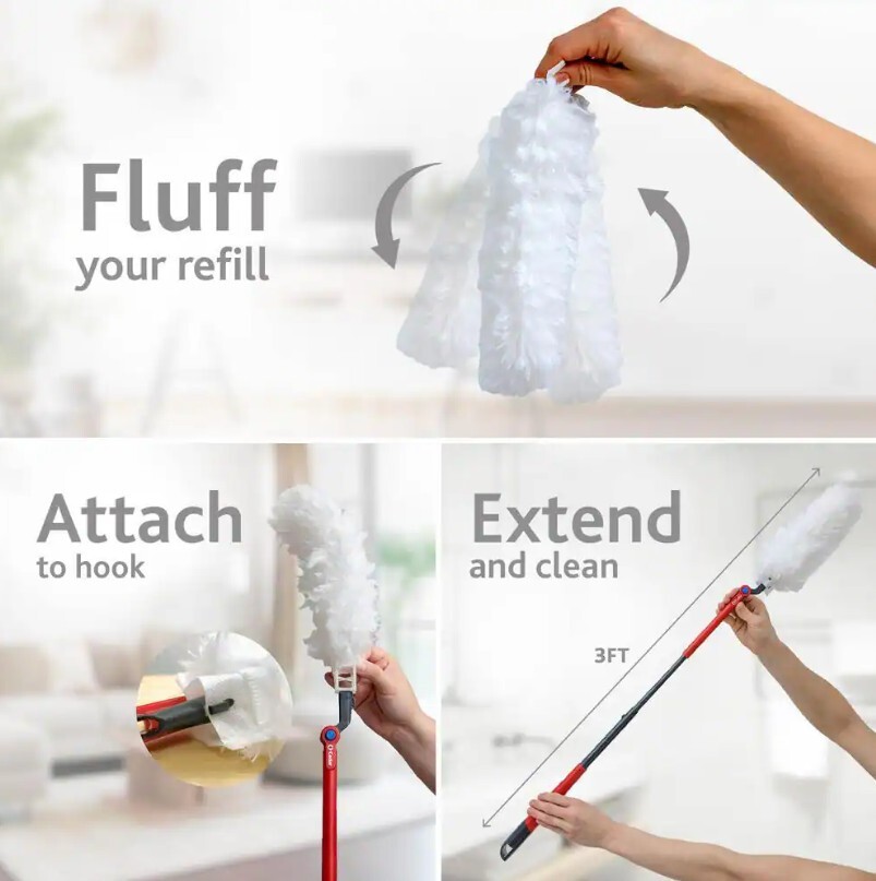 O-Cedar Flex & Catch Heavy Duty Refills – 10 Pc.