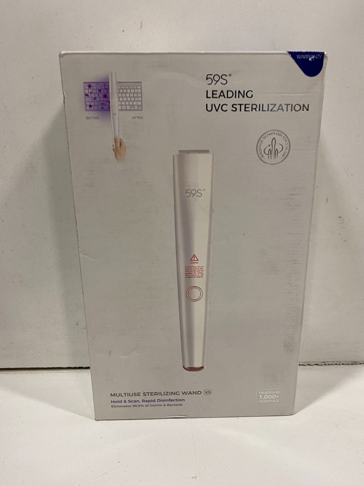 59-S UV-C X5 LED Handheld Sterilized Sterilization for Travel and Hotel