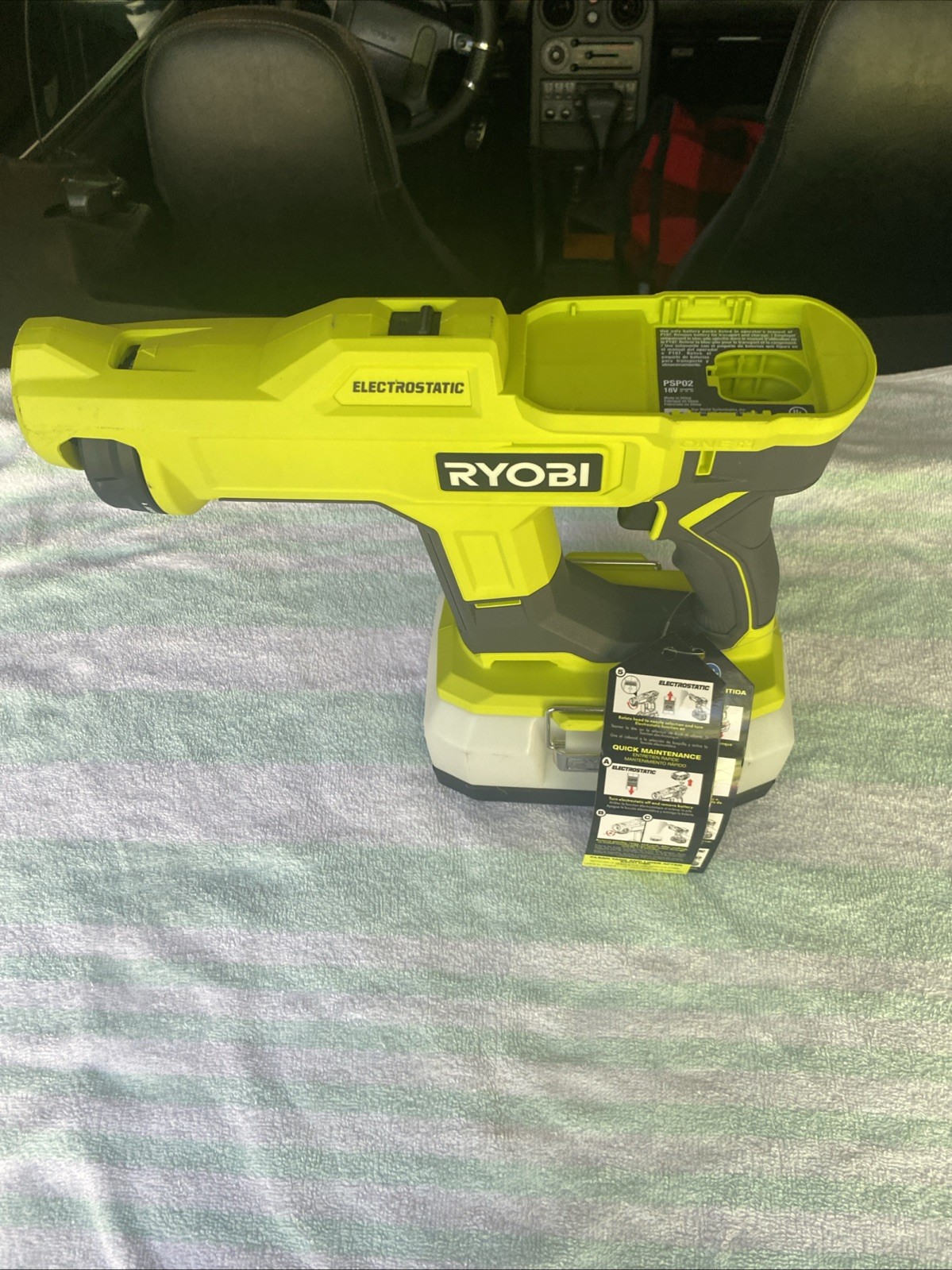 Ryobi One+ PSP02 18V Handheld Electrostatic Sprayer Cordless Tool Only