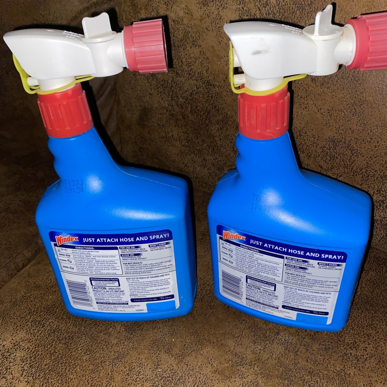 32 Fl. Oz. Blue Bottle Outdoor Glass Cleaner Sprayer (2-Pack)