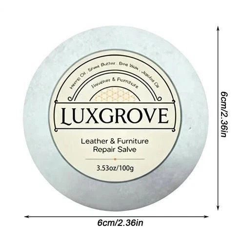 LUXGROVE Wood Finish Restorer | Portable Cleaner Cream with Brush | Cabinet And