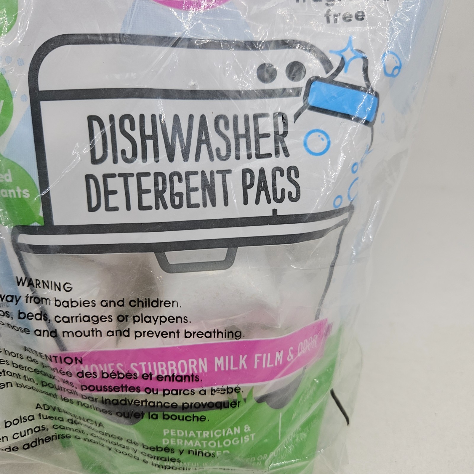 Dapple Baby Dishwasher Pacs, Hypoallergenic Dishwasher Pods 50 count (25 x 2)