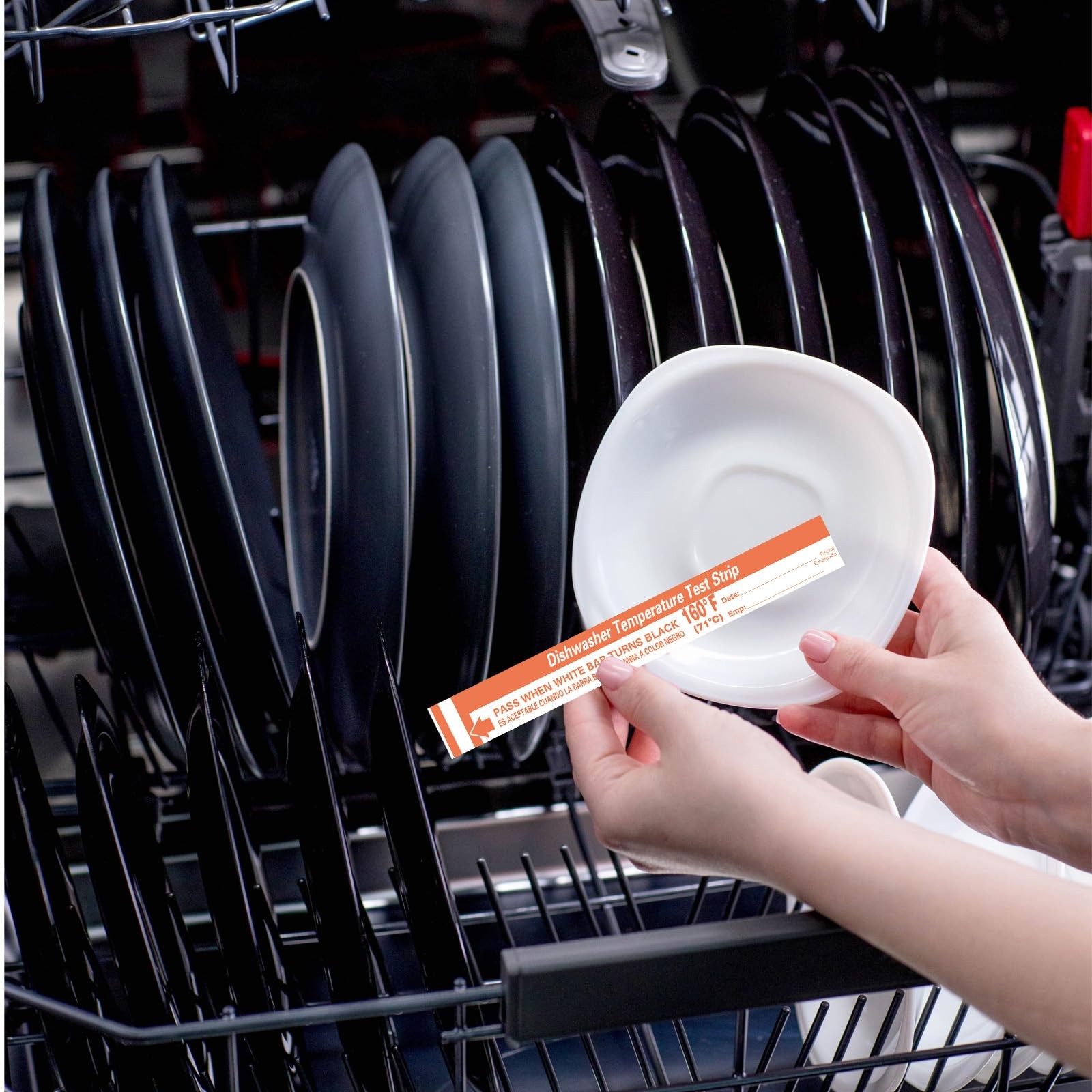 25 Pcs Dishwasher Temperature Strips Dishwasher 160° F Temp Stickers 160 Degr…