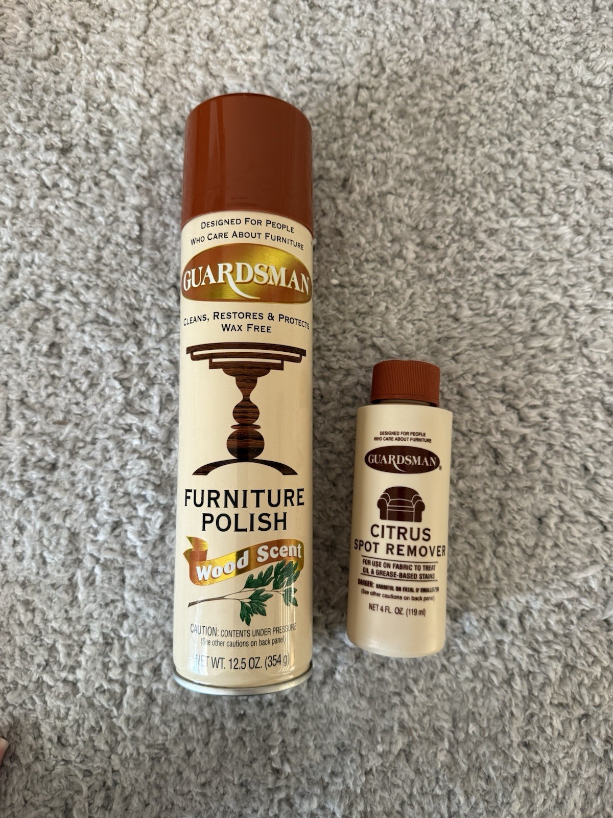 Vintage Gold In Home Havertys Furniture Care Kit Original Box Complete Unused