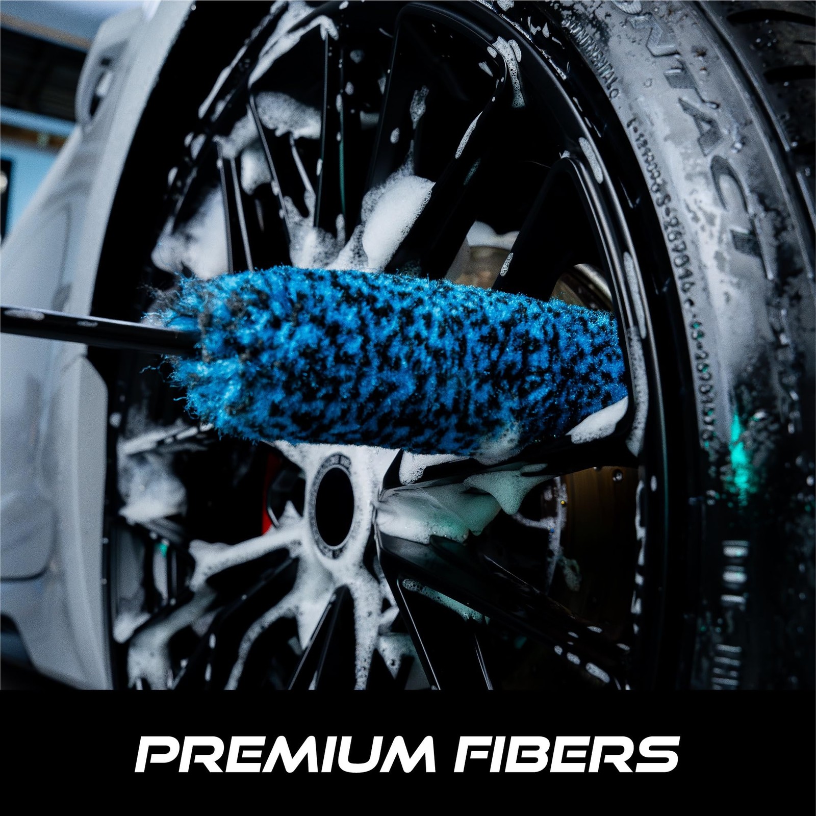 VIKING Wheel Barrel Brush Set, Cleaning Brush for Wheels and Car Detailing Ki…