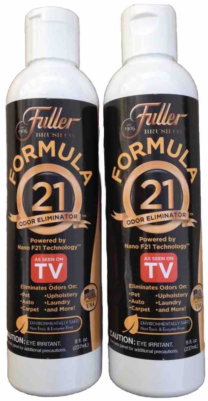 Lot of 2 LARGE 16oz. Formula 21 Odor Eliminator by FULLER BRUSH CO.
