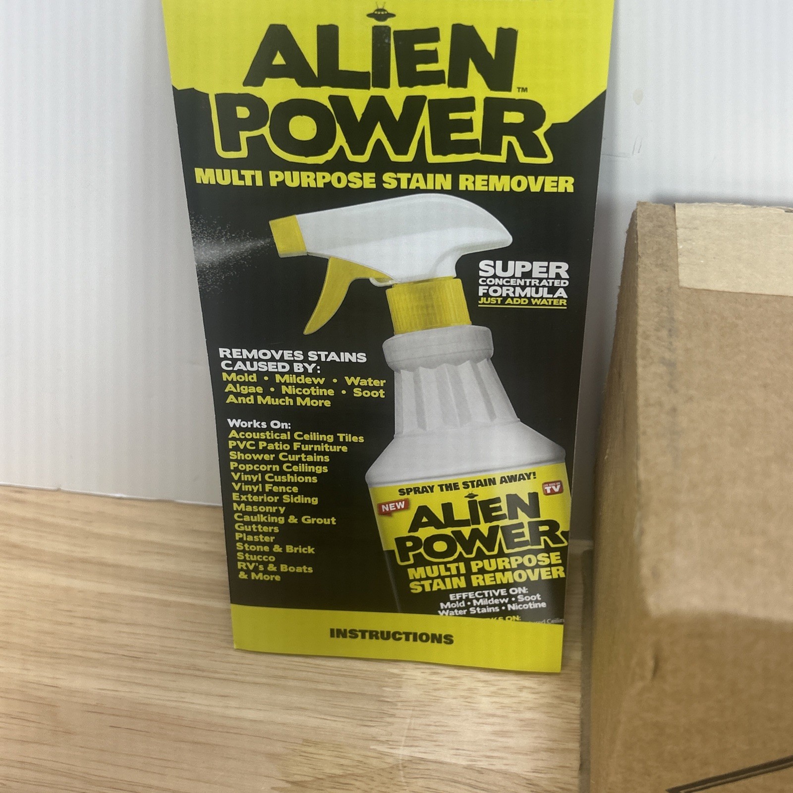 2 Pack Alien Power 24 oz. Alien Power Multi-Purpose Stain Remover With Bottle