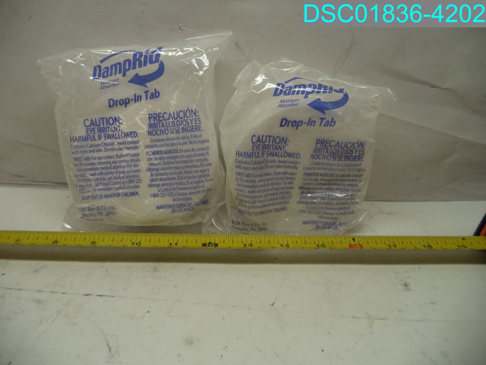 QTY=31.6 OZ(15.8 OZ X 2): DampRid Drop In Moisture Absorber Tab’s