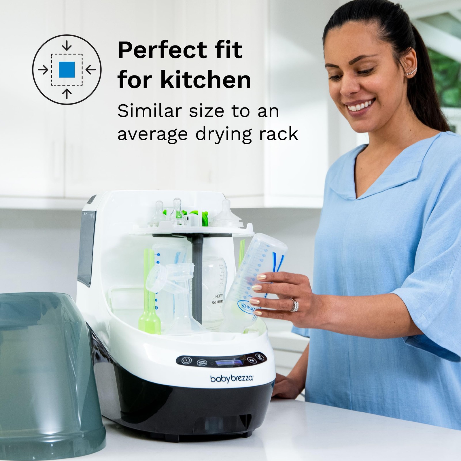 Baby Brezza Bottle Washer Pro – Baby Bottle Washer, Sterilizer + Dryer – All…