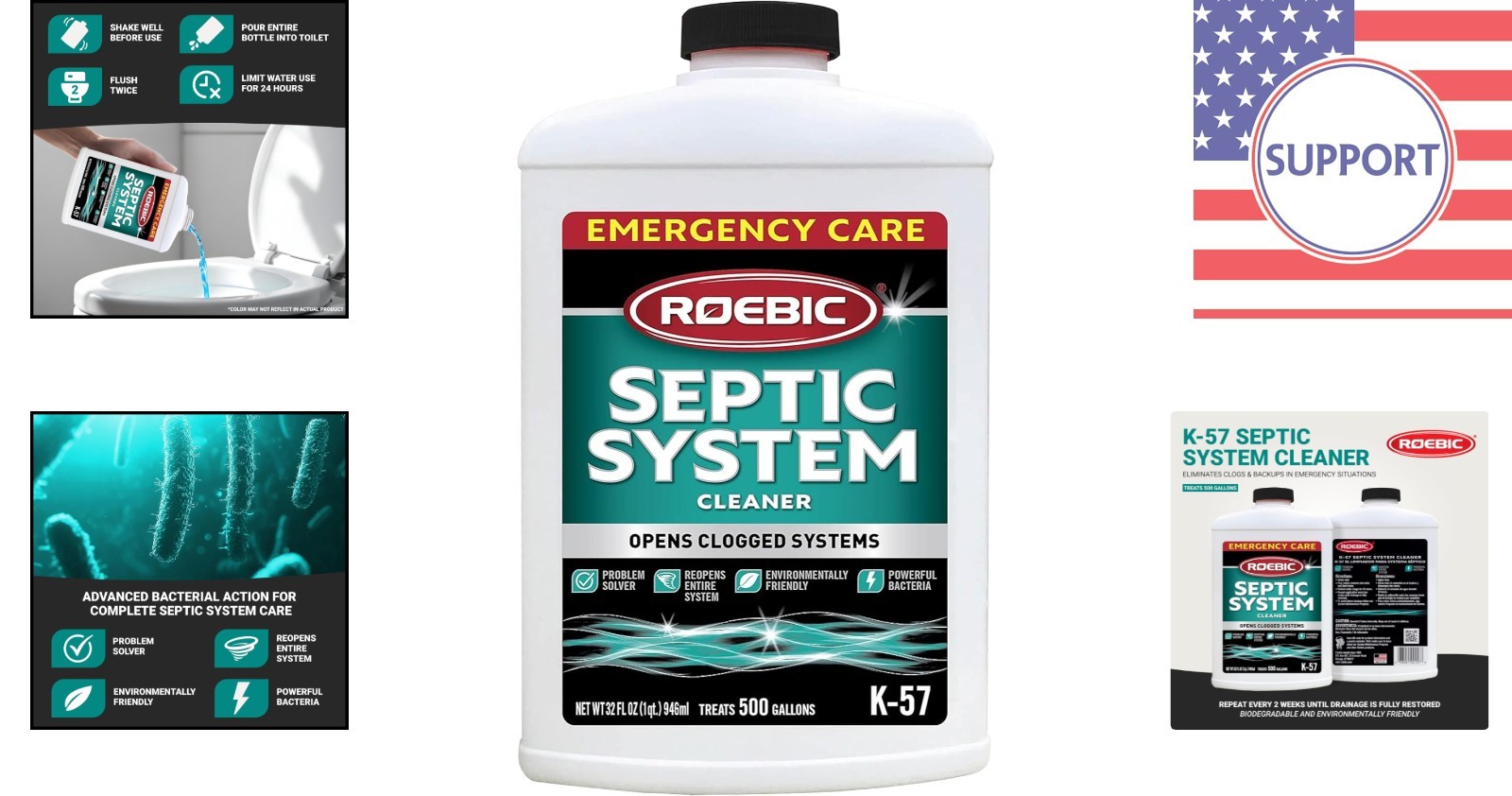Emergency-Ready 32 Oz Septic System Cleaner – Prevent Clogs & Restore Efficiency