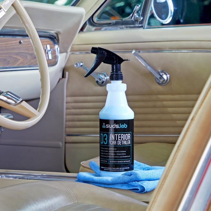 Interior Detailing Spray UV Protection Multi-Surface Cleaner Non-Greasy Shine US