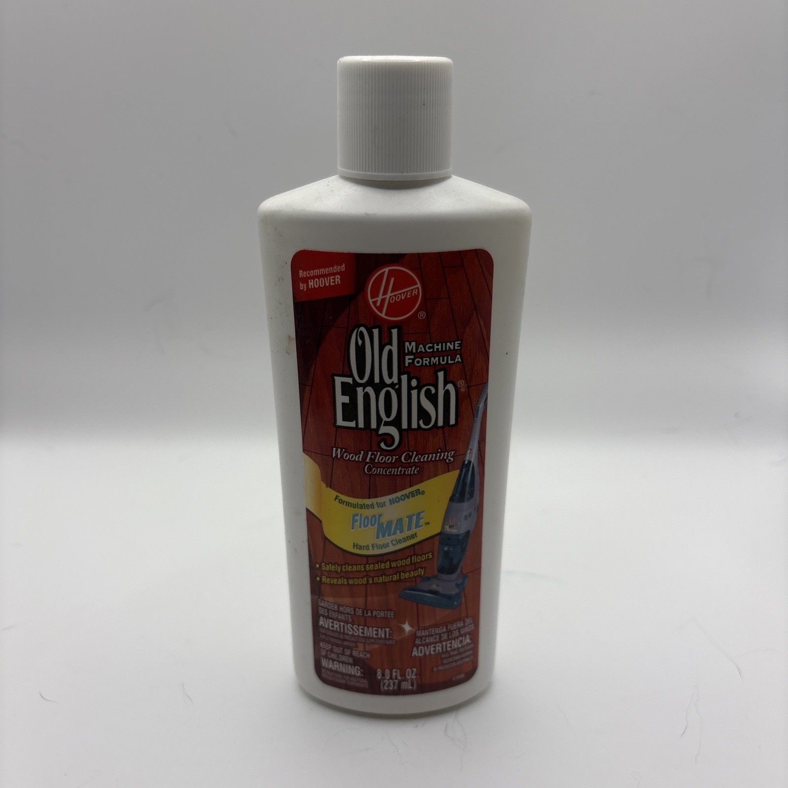 Hoover Old English Wood Floor Cleaning Concentrate Floormate Cleaner 8 fl oz NEW