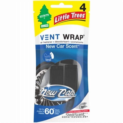 Little Trees CTK-52733-24 Vent Wrap New Car Scent Air Freshener 4 oz.