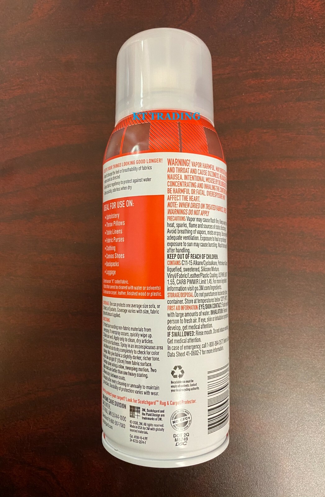 3M Scotchgard Fabric Clothes Upholstery Water Shield Waterproof Protector ~ 10Oz