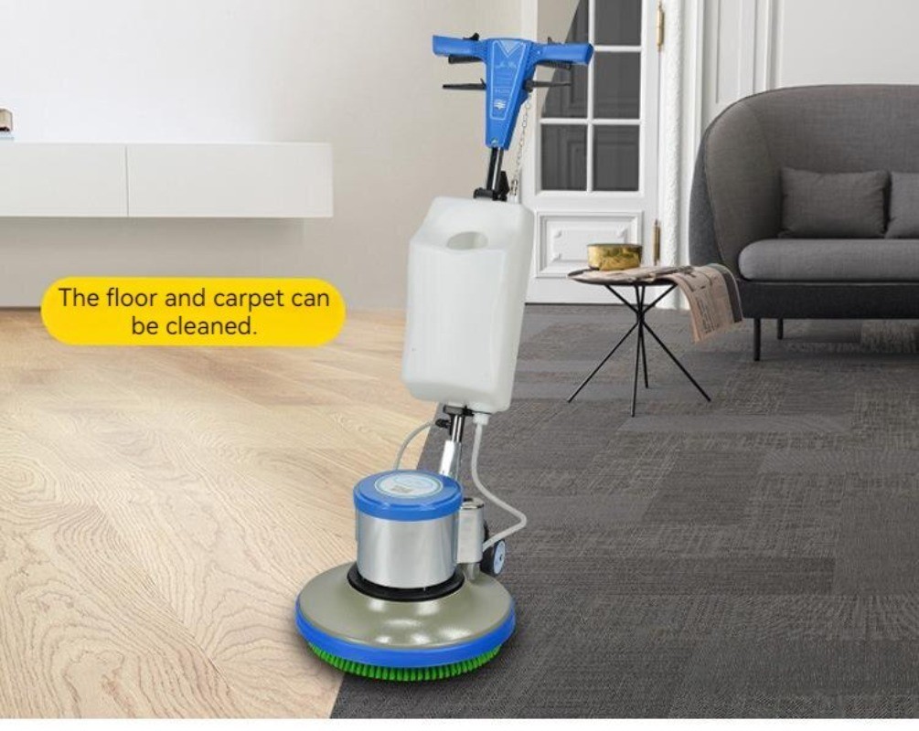 1200w Floor Polishing Machine Push Brush Wiper Carpet Cleaning Waxing Brush