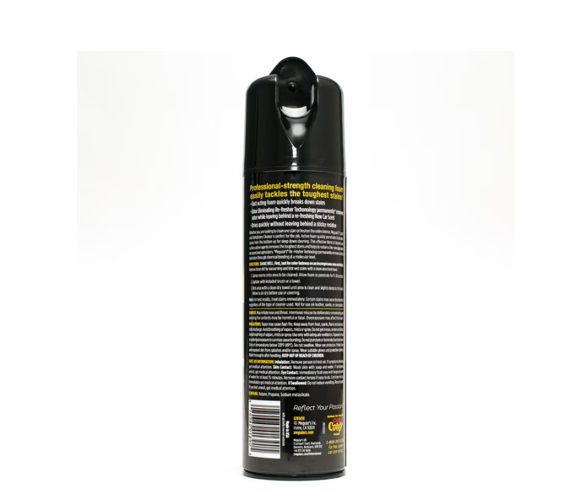 3 PACK Carpet & Upholstery Cleaner, G191419, 19 Oz, Foam Spray
