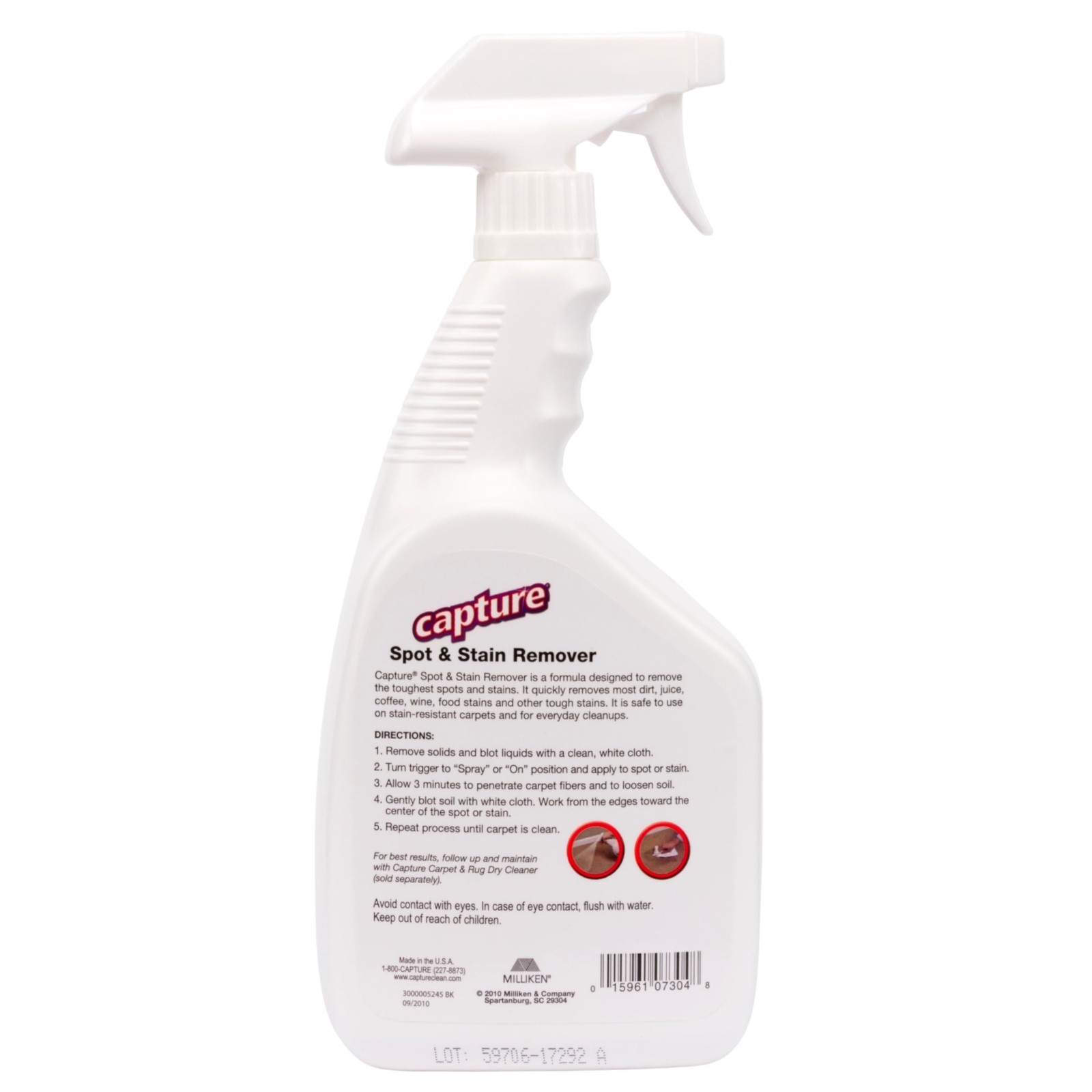 Multi-Purpose Spot & Stain Remover for Carpet, Couch, Sofa – 32 oz (2 Pack)