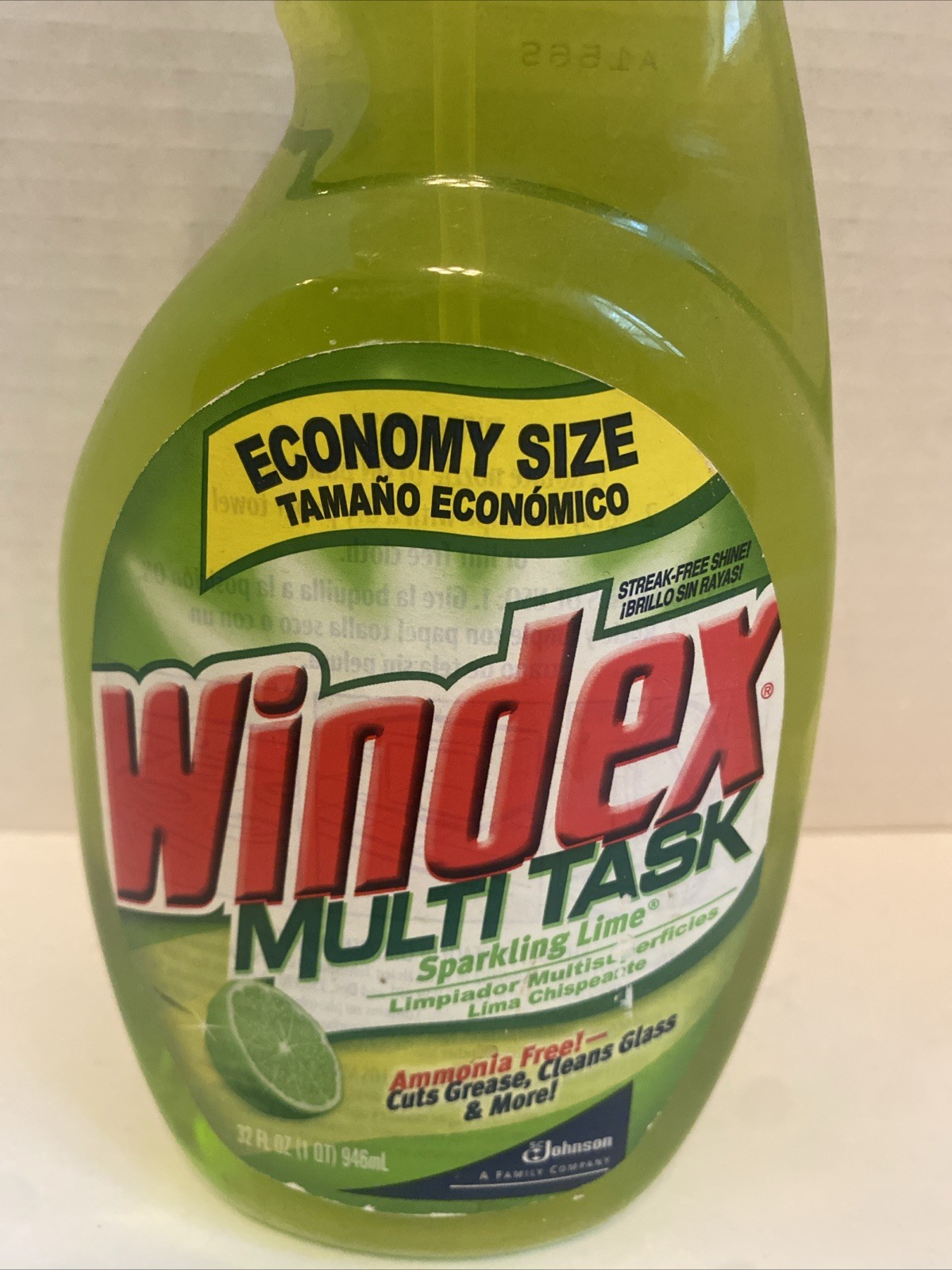 Windex Multi Task Sparkling Lime Ammonia Free 32 oz Discontinued FULL PROP HTF