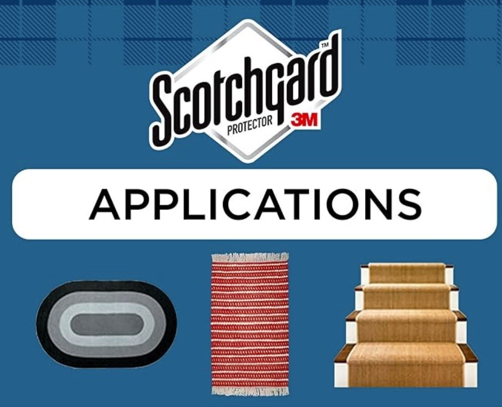 2 PACK Scotchgard Rug & Carpet Protector, Carpet & Rug Protector Blocks Stains