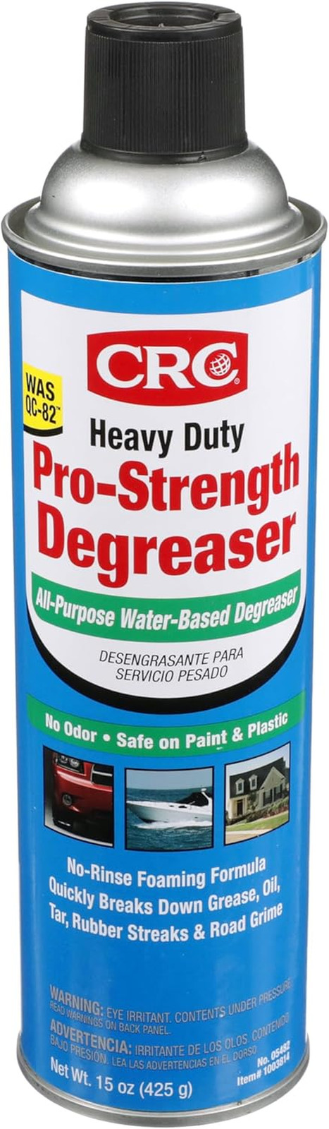 05482 Heavy Duty Pro-Strength Degreaser, All-Purpose Water-Based Degreaser,
