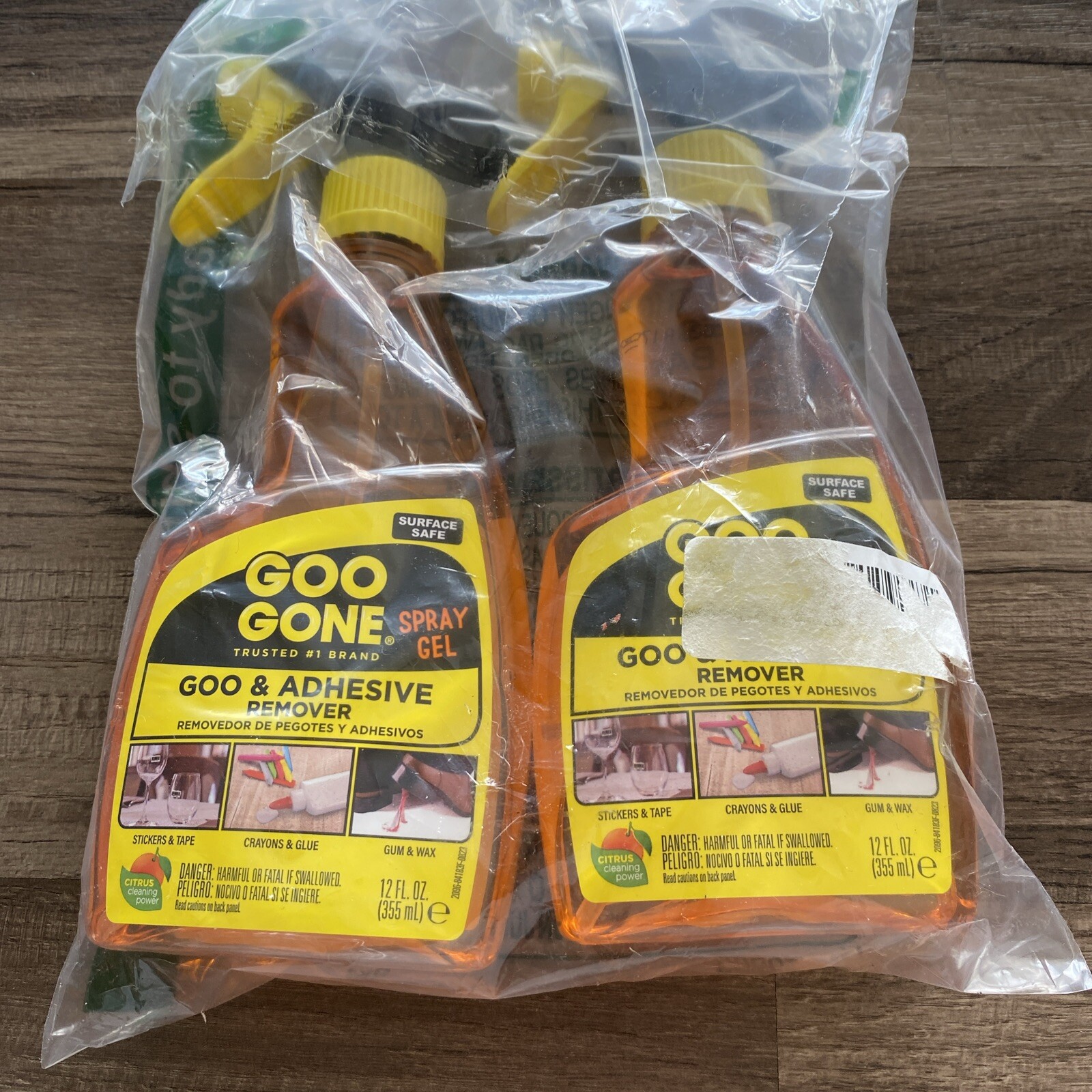 (2-Pac) GOO GONE Original ADHESIVE REMOVER Glue Gum READ/ X