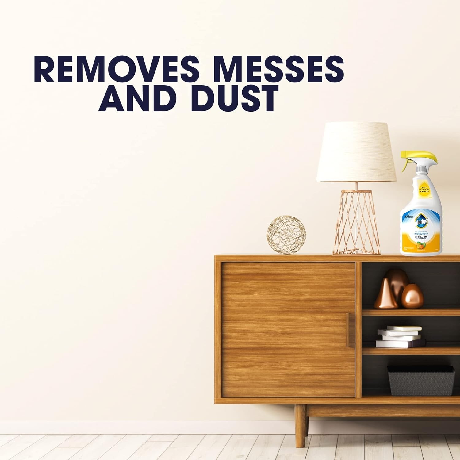 Pledge Fresh Citrus Multisurface Cleaner, 25 oz Spray