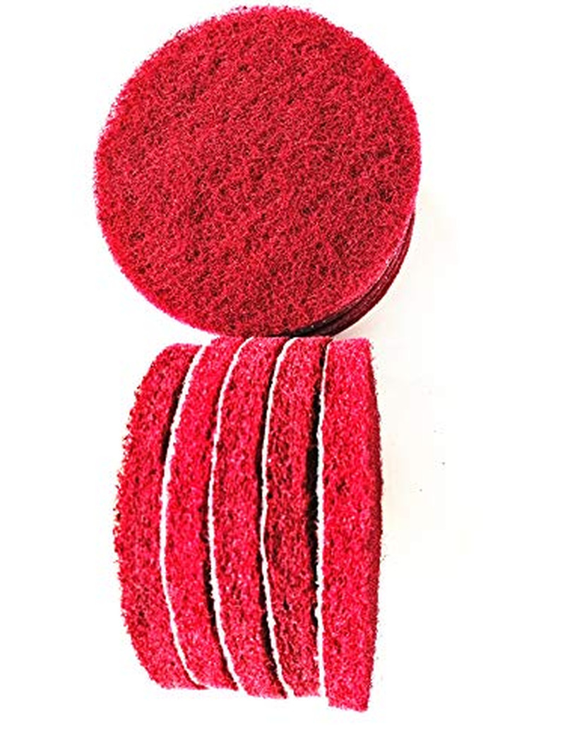 20 Pieces Scrub Pads Drill Power Brush Tile Scrubber Scouring Pads Cleaning Kit