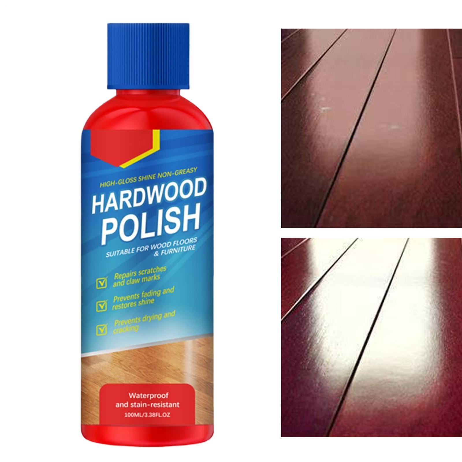 Wood Floor Restorer 100ml High Gloss Protective Polishing Cleaner