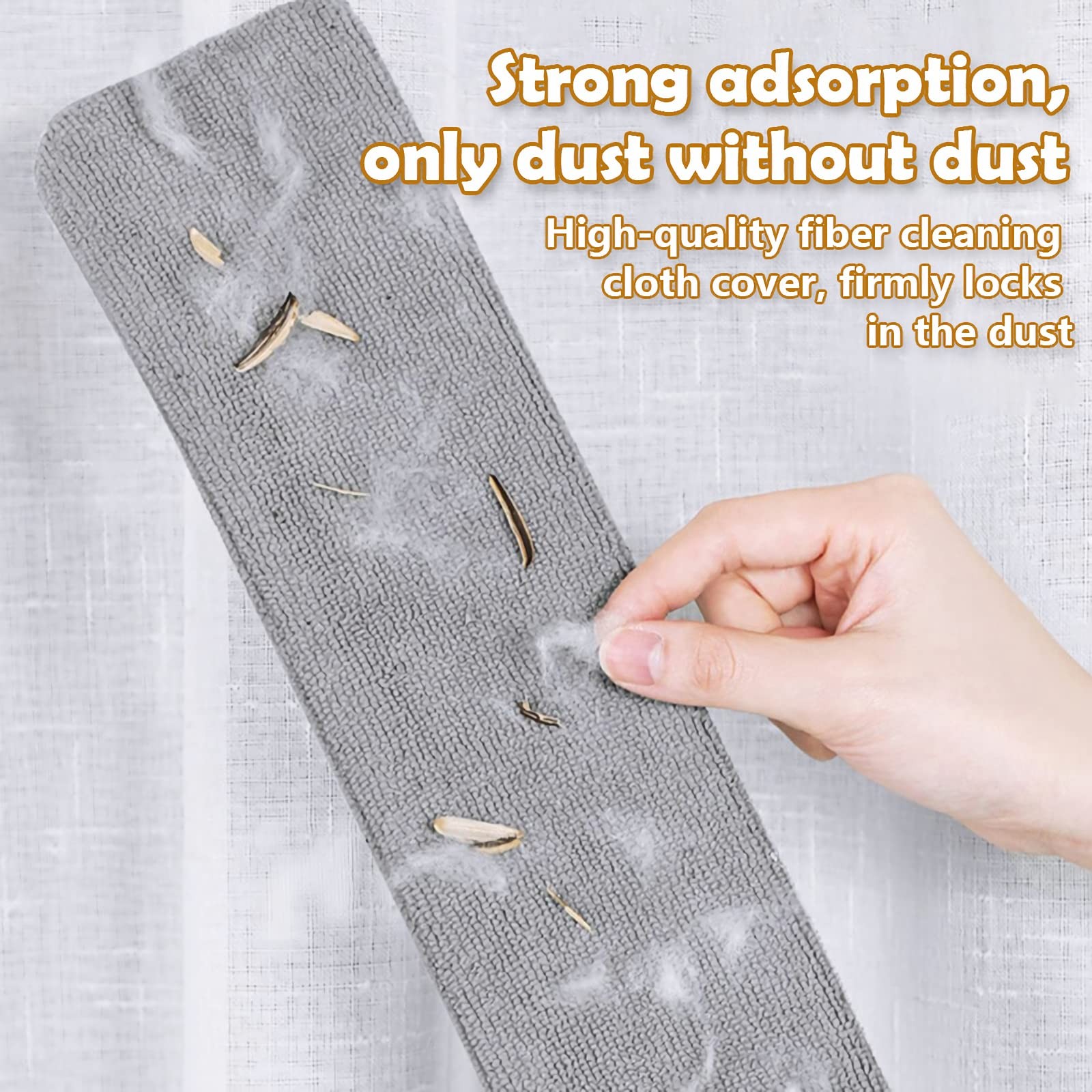 Retractable Gap Dust Cleaner Under Refrigerator/Sofa Cleaning Tool Microfiber