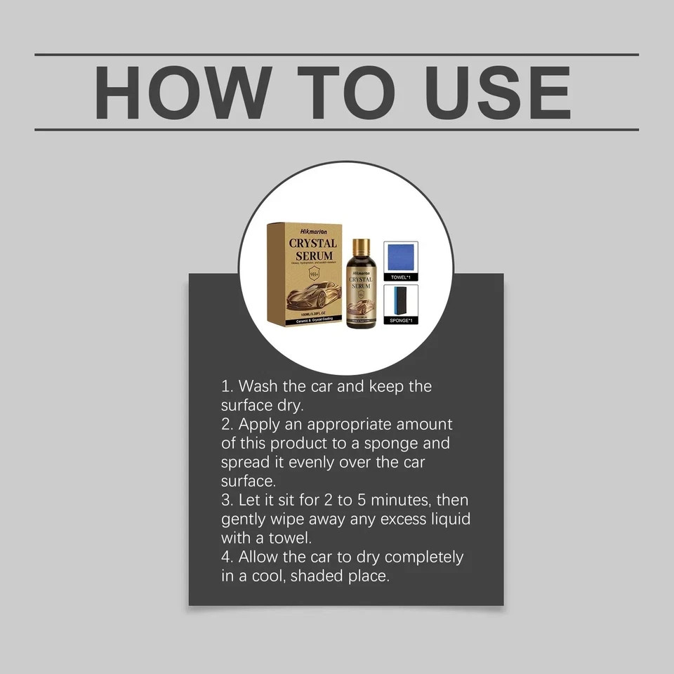 100ML PTZ Crystal Serum – Advanced Graphene Ceramic Coating For Cars US