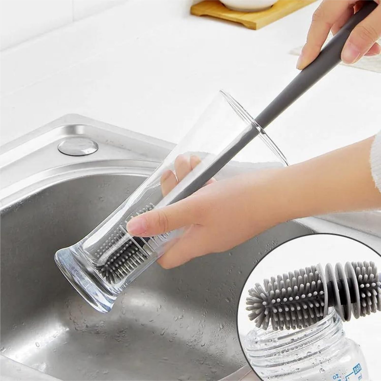 Straw Cleaner Brush Set – Perfect for Owala FreeSip Bottles (24oz-40oz)