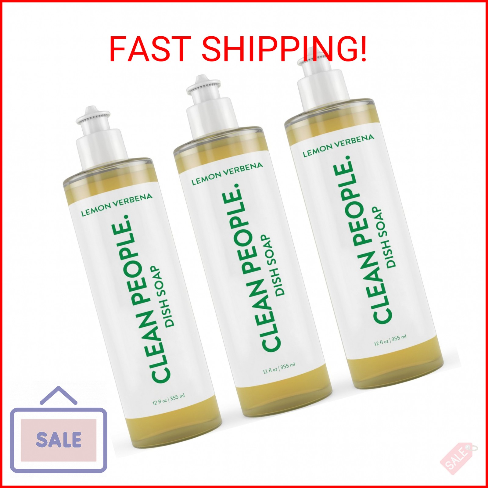 THE CLEAN PEOPLE Liquid Dish Soap – Clean, Simple Ingredients – Extra Scrubbing