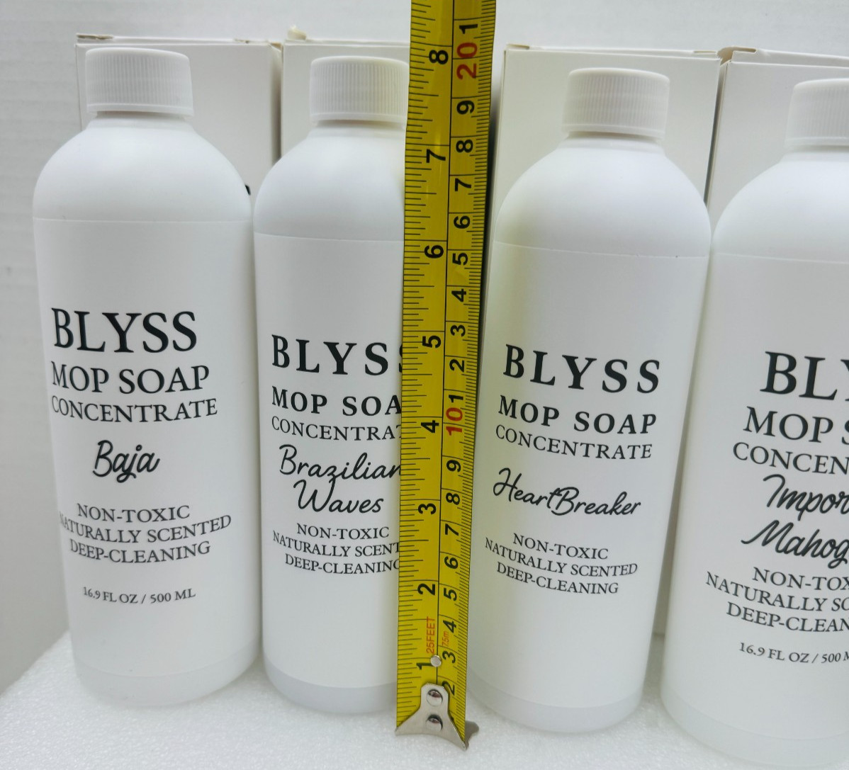 4pk Blyss Mop Concentrate soap Baja/Brazilian Wave/HeartBreaker/Import Mahogany