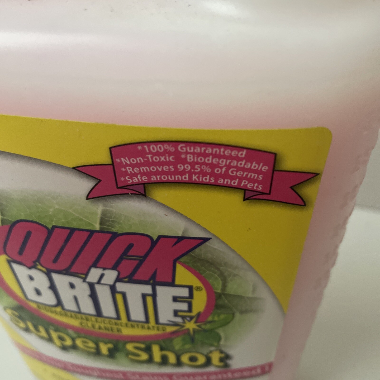Quick N Brite Super Shot Cleaner All Purpose Concentrate Biodegradable