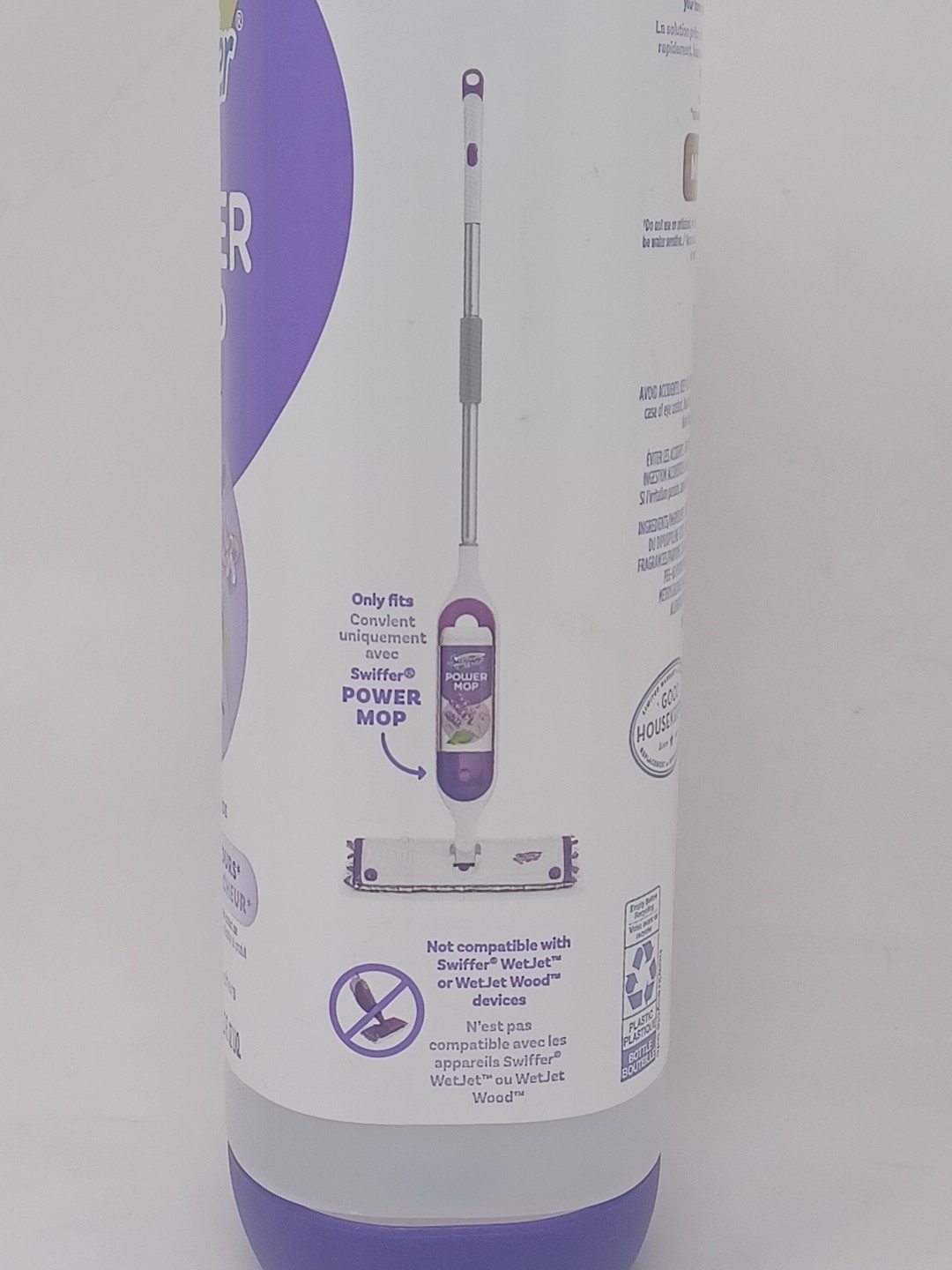 1 Swiffer PowerMop Deodorizing Floor Cleaner Refill Lavender Scent 25.3 Fl. Oz.