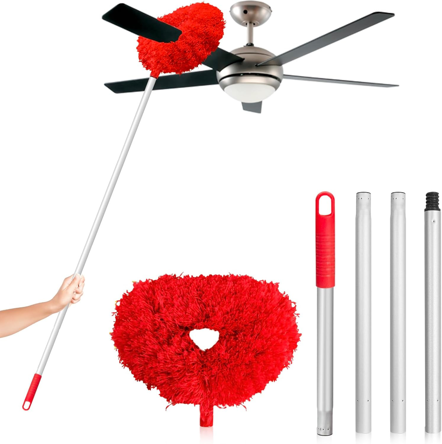 Ceiling Fan Cleaner Duster High Ceiling Extended Fan Blade Cleaner from 13 to…