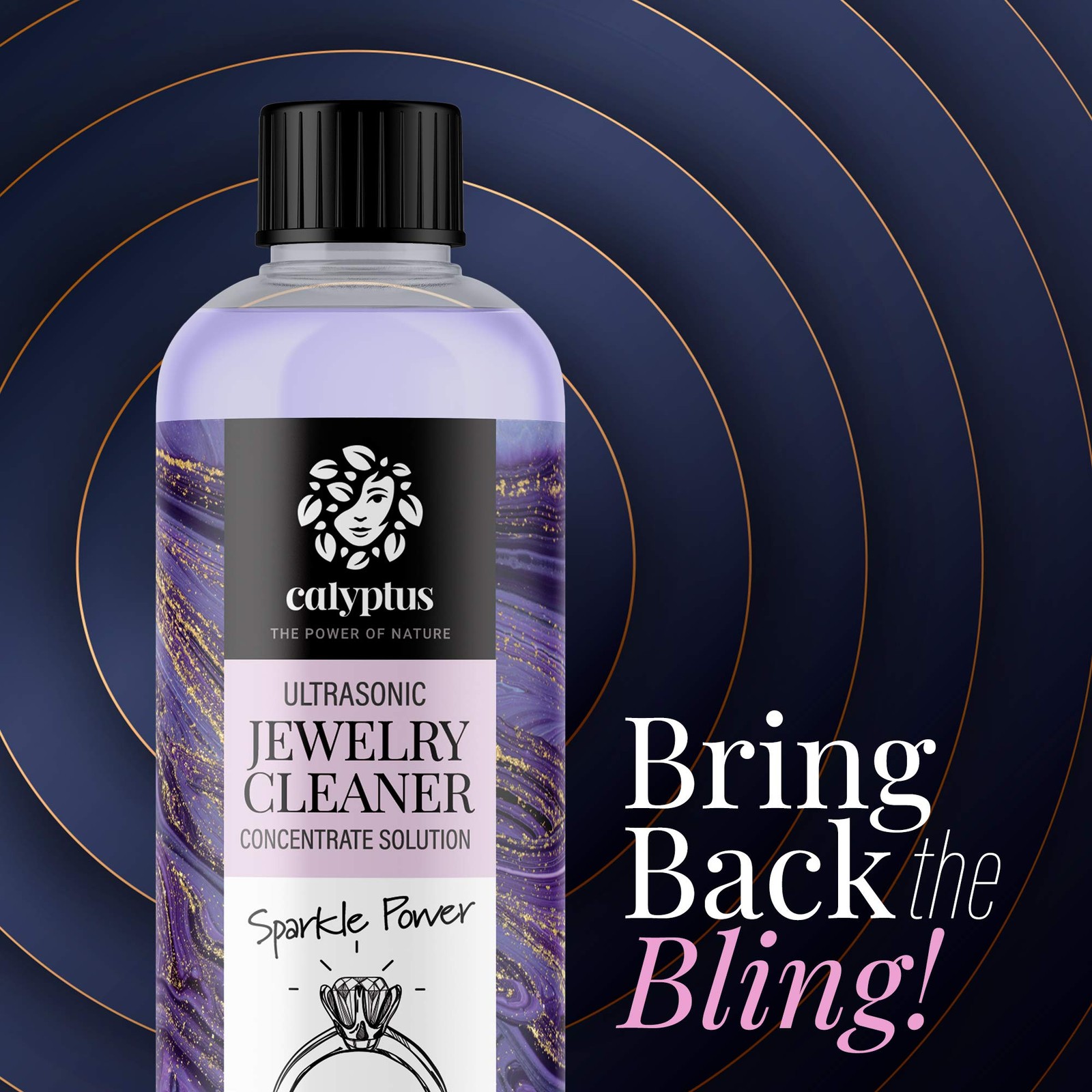 Ultrasonic Jewelry Cleaning Solution Concentrate | Professional Power for Use in